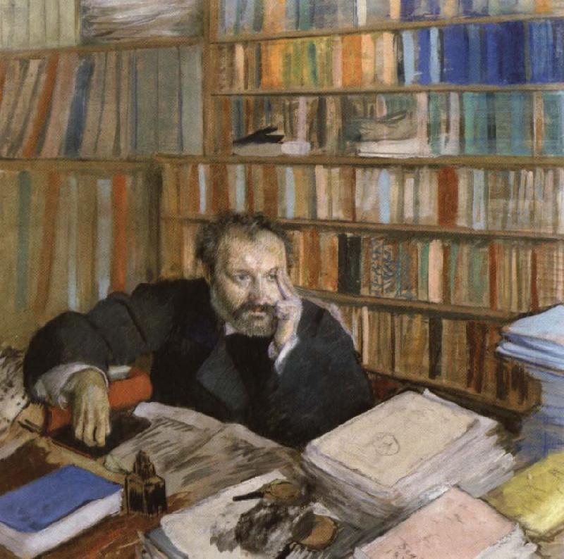 Portrait of Edmond Duranty, Edgar Degas